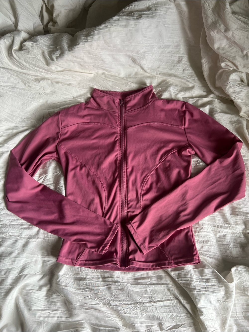 Women’s Pink Zip-Front Active Jacket